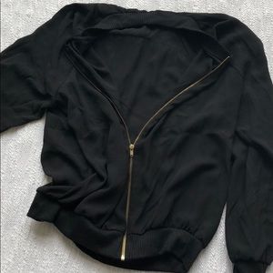 Jackets & Coats - Black jacket with intricate gold skull Jackets & Coats - Black jacket with intricate gold skull